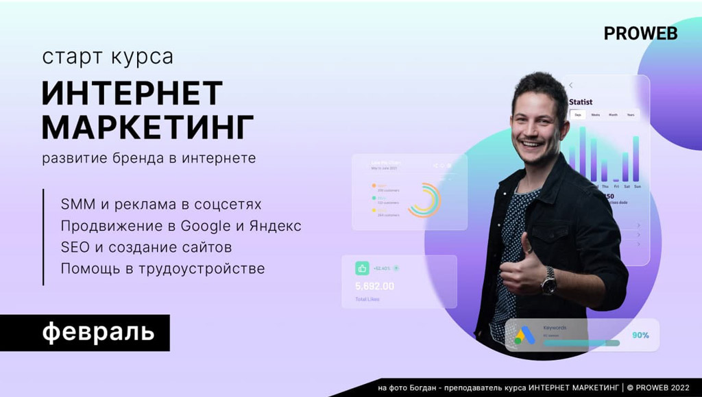 Про веб. Интернет маркетолог курсы. Курс интернет маркетинг в университете.